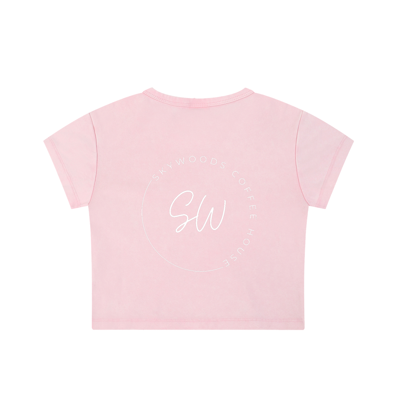SkyWoods Coffee House Snow Washed Crop Top