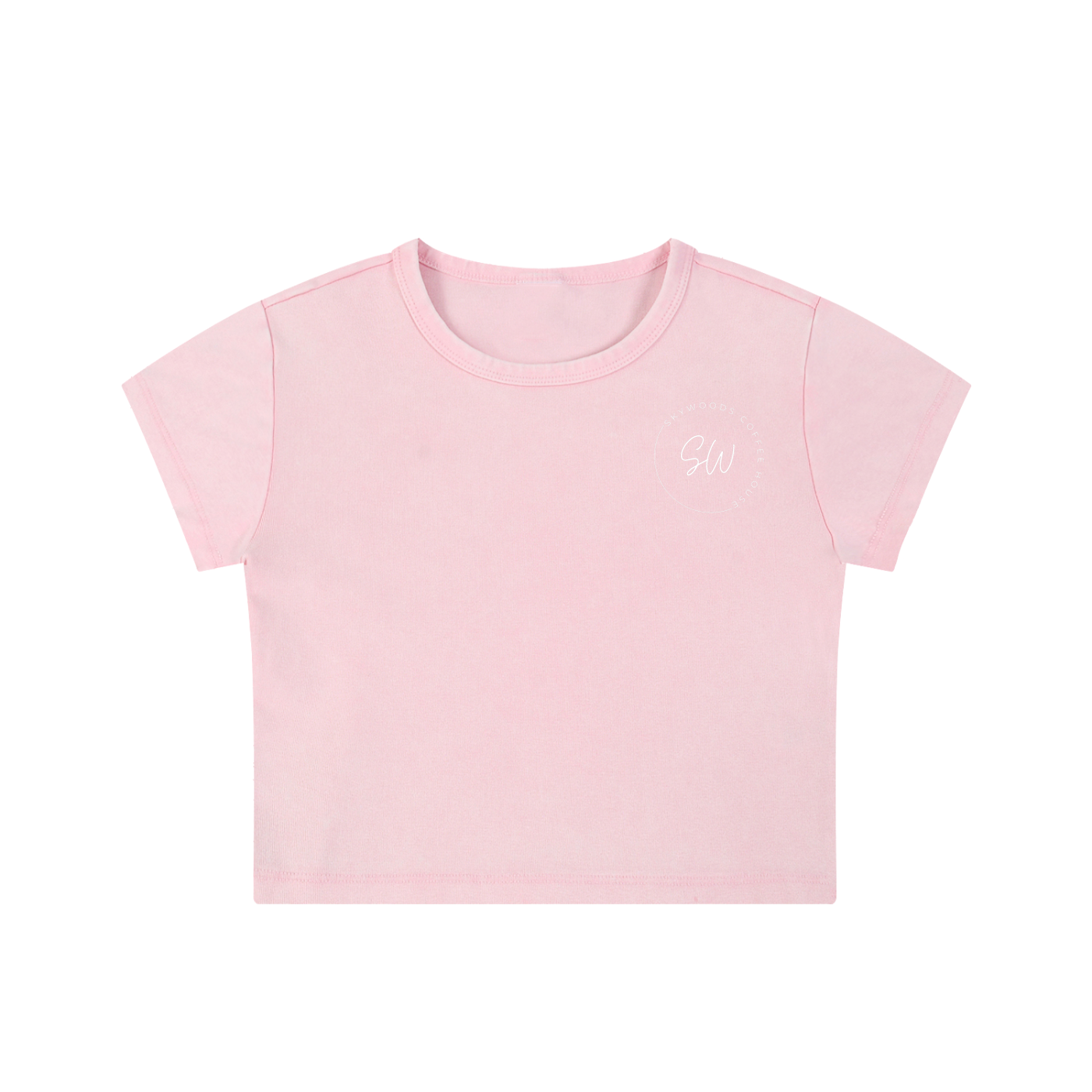 SkyWoods Coffee House Snow Washed Crop Top